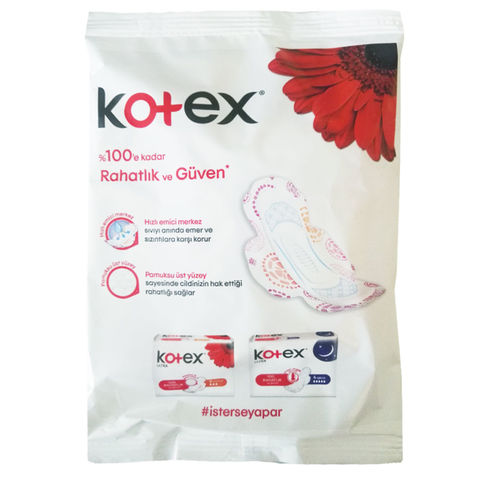 Kotex 1 Adet Normal & 1 Adet Gece Pedi Kampanya Ürünü Kotex 1 Adet Normal & 1 Adet Gece Pedi Kampanya Ürünü