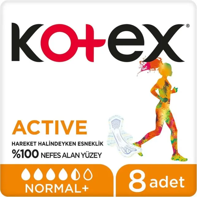 Kotex Active Ped - Tekli Normal 8 Adet - 1