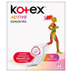 Kotex Acvite Günlük Ped Ultra İnce 32 Adet - Kotex