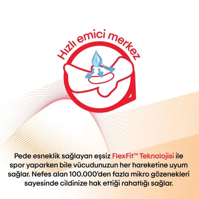 Kotex Acvite Ped - Tekli Normal 8 Adet - 5