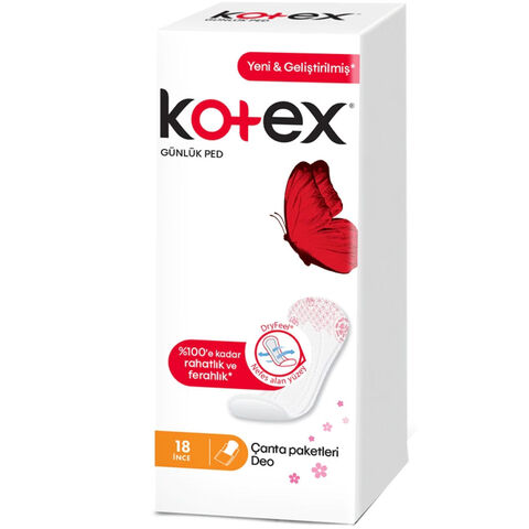Kotex Günlük Ped - İnce 18 Adet - 1