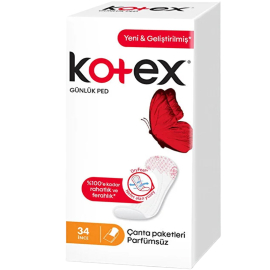 Kotex Günlük Ped - İnce 34 Adet - Kotex
