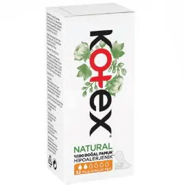 Kotex Natural Hipoalerjenik Günlük Ped - İnce 32 adet - Kotex