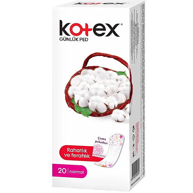 Kotex Pantyliners Günlük Ped - Normal 20 Adet - 1