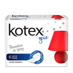 Kotex Ultra Ped - Gece 6 Adet - Kotex