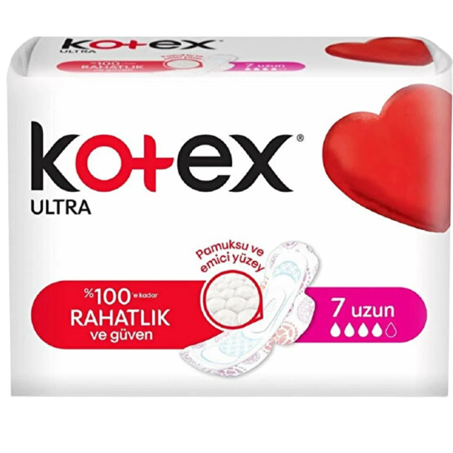 Kotex Ultra Single - Uzun Ped 7 Adet - 1