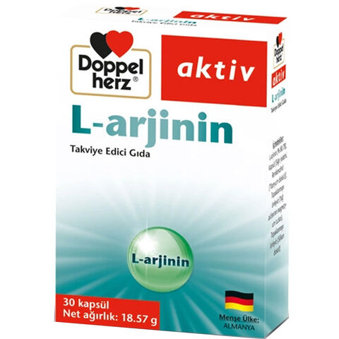 Doppelherz Aktiv L Arjinin - Takviye Edici Gıda 30 Kapsül Doppelherz Aktiv L Arjinin - Takviye Edici Gıda 30 Kapsül