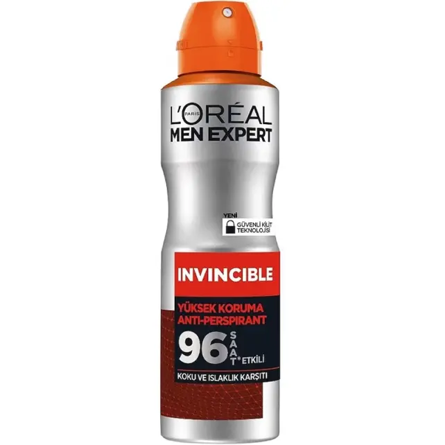 L'Oreal Paris Men Expert Invincible - Sprey Deodorant 150ml - 1