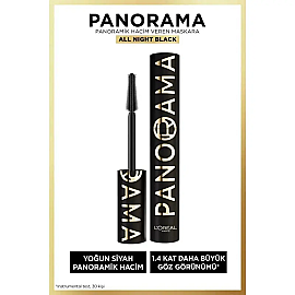 Loreal Paris Panorama Chromatic Maskara - All Night Black/Gece Siyahı 9.9ml - 2