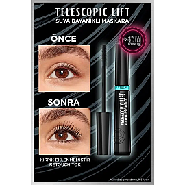 Loreal Paris Telescopic Lift Waterproof Maskara - Siyah - 5