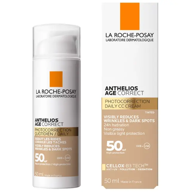La Roche Posay Anthelios Age Correct SPF 50 - Yaşlanma Karşıtı Renkli Güneş Kremi 50ml - 3