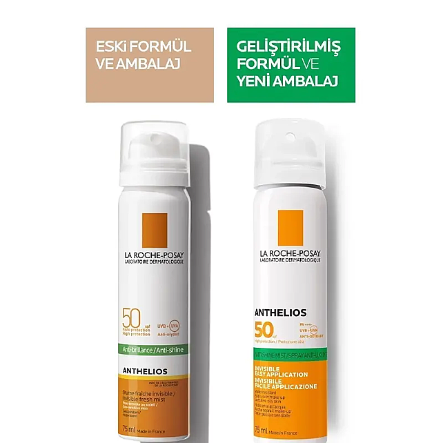 La Roche Posay Anthelios Anti Shine SPF 50+ Güneş Koruyucu 75ml - 3