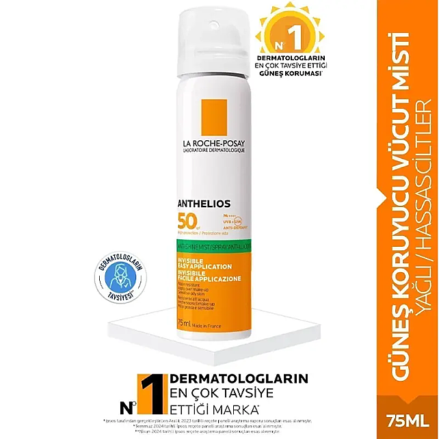 La Roche Posay Anthelios Anti Shine SPF 50+ Güneş Koruyucu 75ml - 4