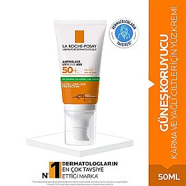 La Roche Posay Anthelios Dry Touch Gel - Cream SPF 50+ Güneş Koruyucu 50ml - 2