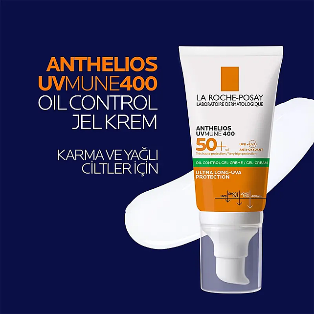 La Roche Posay Anthelios Dry Touch Gel - Cream SPF 50+ Güneş Koruyucu 50ml - 3