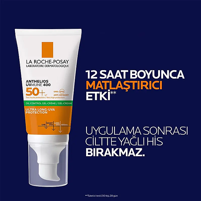 La Roche Posay Anthelios Dry Touch Gel - Cream SPF 50+ Güneş Koruyucu 50ml - 4