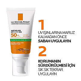 La Roche Posay Anthelios Dry Touch Gel - Cream SPF 50+ Güneş Koruyucu 50ml - 6