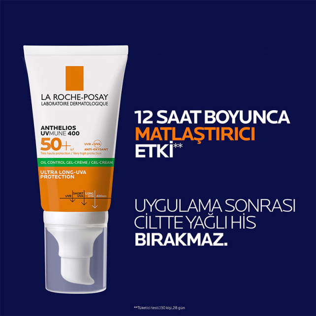 La Roche Posay Anthelios Dry Touch Gel-Cream SPF50+ Güneş Koruyucu 50ml - 4