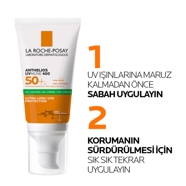 La Roche Posay Anthelios Dry Touch Gel-Cream SPF50+ Güneş Koruyucu 50ml - 6