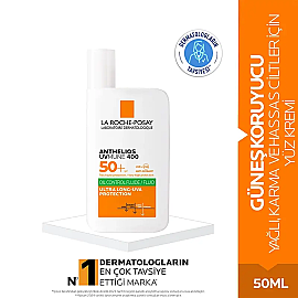 La Roche Posay Anthelios Oil Control Fluide SPF 50+ Güneş Kremi 50ml - 2