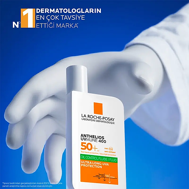 La Roche Posay Anthelios Oil Control Fluide SPF 50+ Güneş Kremi 50ml - 5