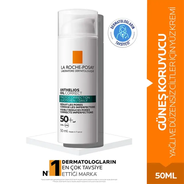 La Roche Posay Anthelios Oil Correct SPF 50+ Güneş Kremi 50ml - 2