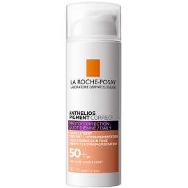 La Roche Posay Anthelios Pigment Correct SPF 50+ Renkli Güneş Kremi Medium 50ml - La Roche Posay