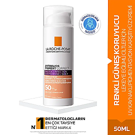 La Roche Posay Anthelios Pigment Correct SPF 50+ Renkli Güneş Kremi Medium 50ml - 2