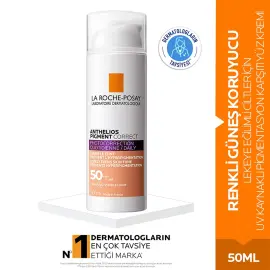 La Roche Posay Anthelios Pigment Correct SPF 50+ Renkli Güneş Kremi Medium 50ml - 2