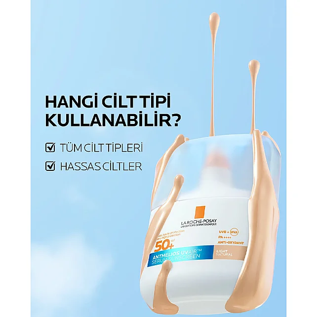 La Roche Posay Anthelios UV Air SPF50+ - Ultra Güçlü Renkli Güneş Koruyucu Serum 50ml - 3
