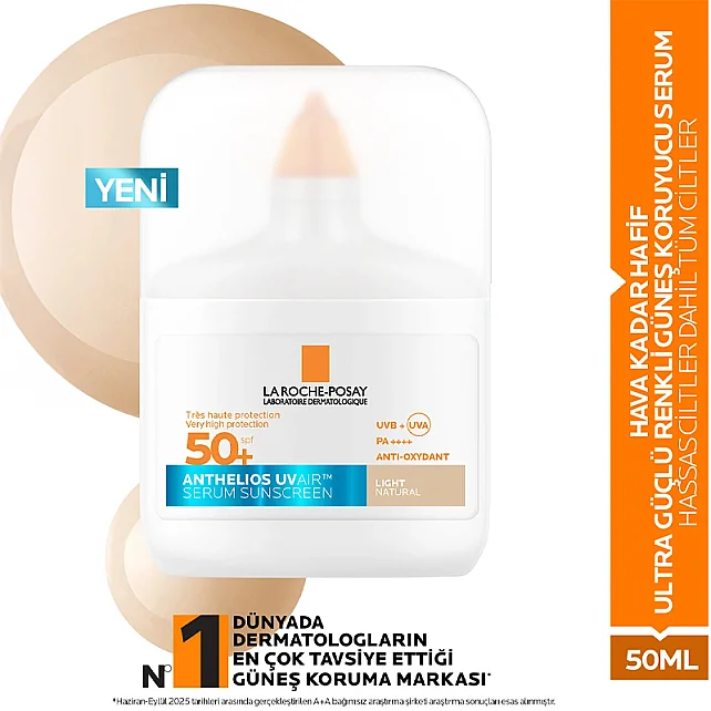 La Roche Posay Anthelios UV Air SPF50+ - Ultra Güçlü Renkli Güneş Koruyucu Serum 50ml - 6