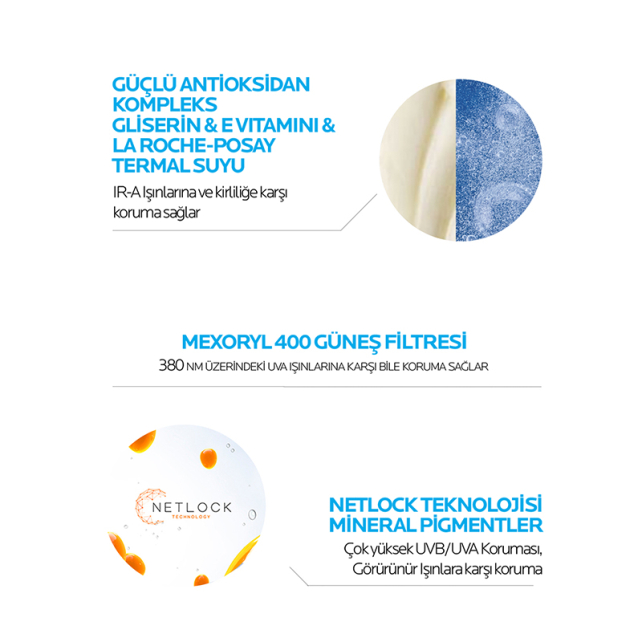 La Roche Posay Anthelios UVmune Fluide Invisible SPF 50+ Güneş Koruyucu 50ml - 4