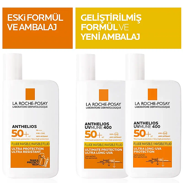 La Roche Posay Anthelios UVmune Fluide Invisible SPF 50+ Güneş Koruyucu 50ml - 5