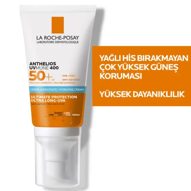 La Roche Posay Anthelios UVMune SPF 50+ Nemlendirici Güneş Kremi 50ml - 3