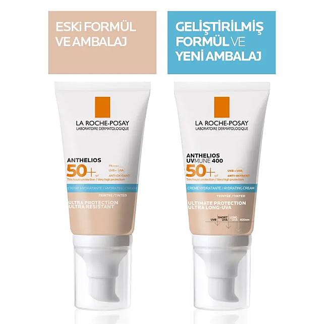 La Roche Posay Anthelios UVMune SPF 50+ Tinted - Renkli Güneş Kremi 50ml - 6