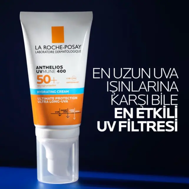 La Roche Posay Anthelios UVMune SPF50+ Nemlendirici Güneş Kremi 50ml - 5