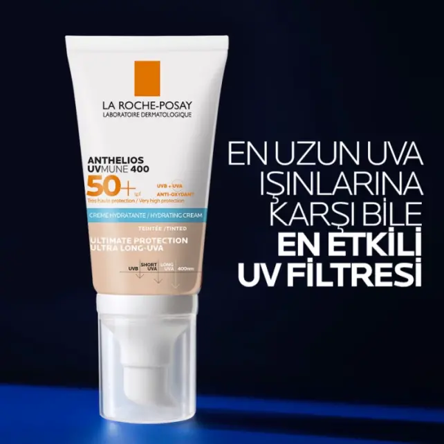 La Roche Posay Anthelios UVMune SPF50+ Tinted - Renkli Güneş Kremi 50ml - 5