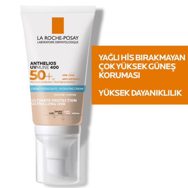 La Roche Posay Anthelios UVMune SPF50+Tinted - Renkli Güneş Kremi 50ml - 4
