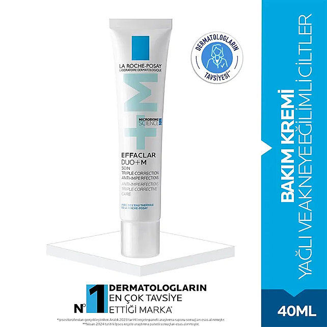 La Roche Posay Effaclar Duo+ M Yağlı Ciltler İçin Bakım Kremi 40ml - 2