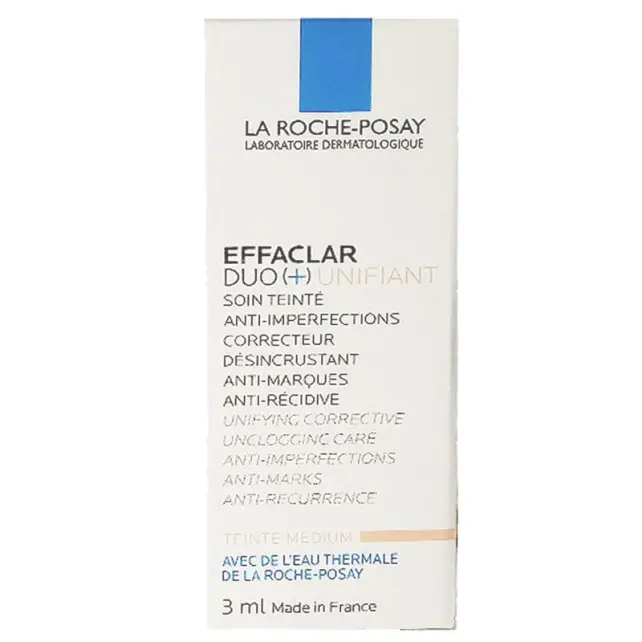 La Roche Posay Effaclar Duo Unifiant - Renkli Bakım Kremi Light 3ml - 1