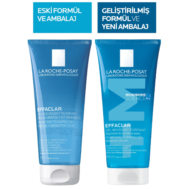 La Roche Posay Effaclar Gel - Yağlı Ciltler İçin Temizleyici Jel 200ml - 5