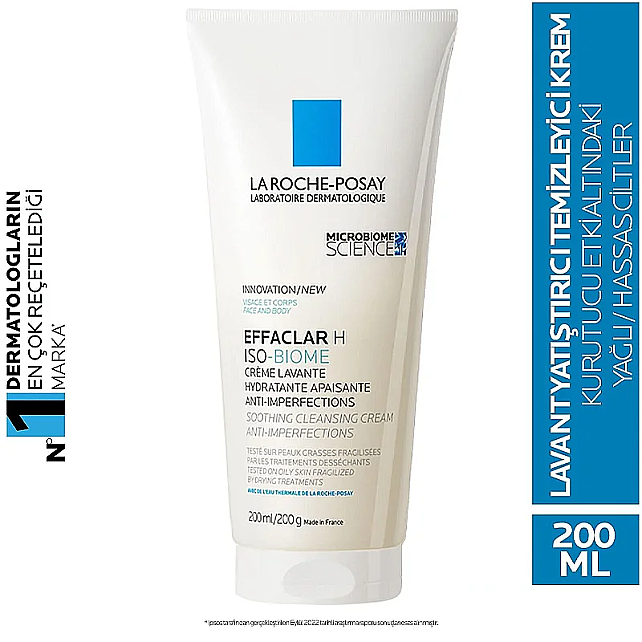 La Roche Posay Effaclar H Cleansing Cream - Krem Temizleyici 200ml - 3