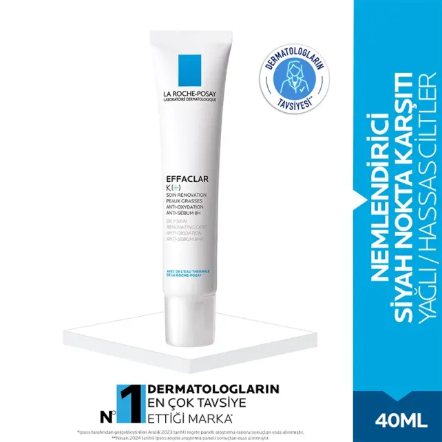 La Roche Posay Effaclar K + Yağlı Cilt Bakım Kremi 40ml - 2