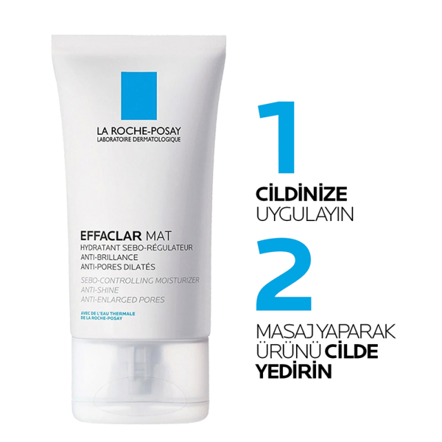 La Roche Posay Effaclar Mat - Yağlı Ciltler İçin Bakım Kremi 40ml - 4