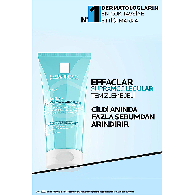 La Roche Posay Effaclar Supramolecular Cleanser - Gözenek ve Yağlanma Karşıtı Yüz Temizleme Jeli 200ml - 8
