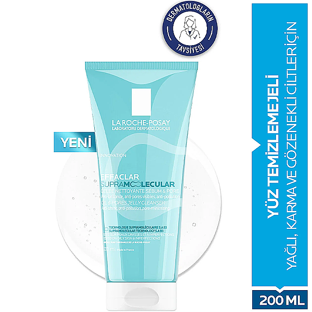 La Roche Posay Effaclar Supramolecular Cleanser - Gözenek ve Yağlanma Karşıtı Yüz Temizleme Jeli 200ml - 9