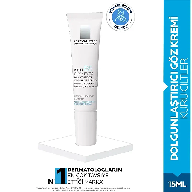 La Roche Posay Hyalu B5 Eyes Anti-Wrinkle Care - Göz Çevresi Kremi 15ml - 3