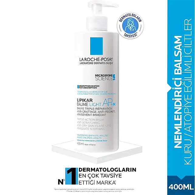 La Roche Posay Lipikar Baume Light AP+ M Nemlendirici 400ml - 5