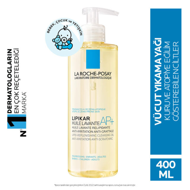 La Roche Posay Lipikar Cleansing Oil AP+ Vücut Yıkama Yağı 400ml - 3