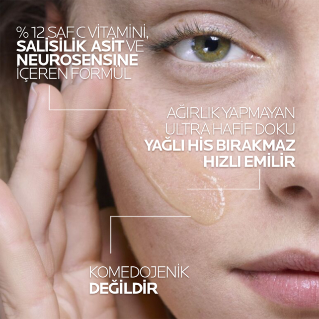 La Roche Posay Pure Vitamin C12 - Işıltı Veren C Vitamini Serum 30ml - 4